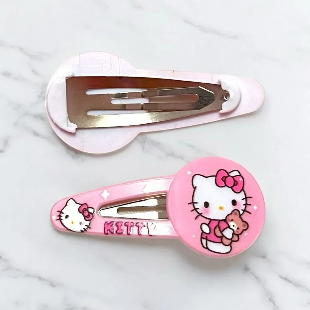 🤯5/$25🤯 Sanrio Hello Kitty Cinnamoroll Pochacco Hair Clip Set Of 6